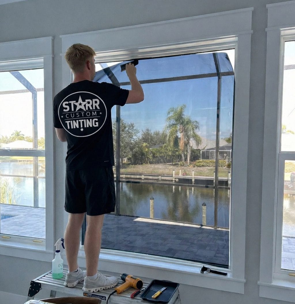 modern car parked outside in soft golden hour light
